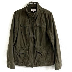 Utility jacket green size large